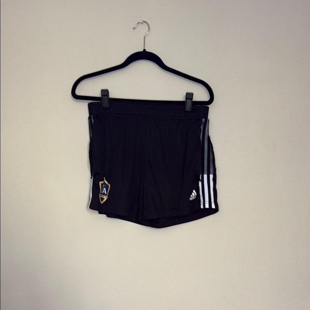 Adidas LA Galaxy Black Women's Soccer Shorts